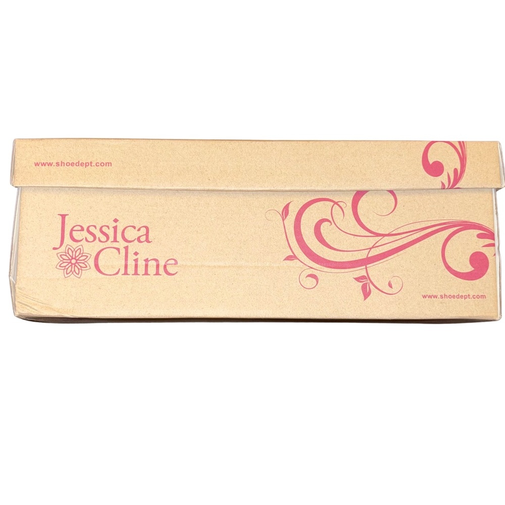 NIB | Jessica Cline Bianca Ivory Slide Sandals | Size 10M - Picture 8 of 10